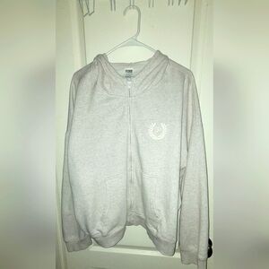 Official Pink brand beige zip up sweater